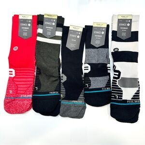 Stance Men's Athletic Socks - Red, Green, Black, Gray, White